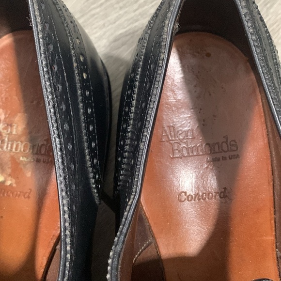 Allen Edmonds Concord Wingtip Black‎ Leather Oxfords size 13B main image 6